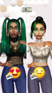 اسکرین شات بازی Emoji Makeup Game 3