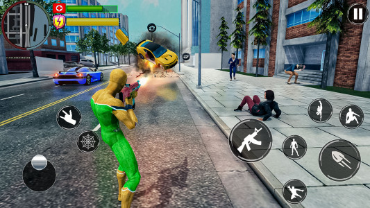 اسکرین شات بازی Spider Rope Hero : Crime City 4