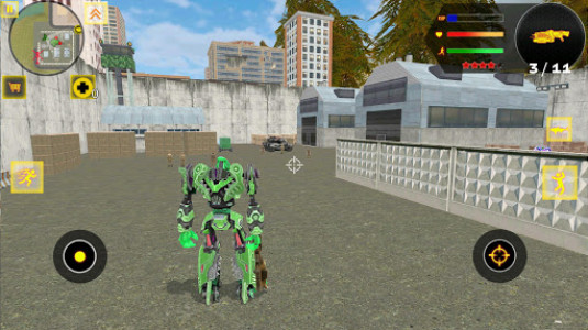اسکرین شات برنامه Robot Shark Attack: Transform Robot Shark Games 3