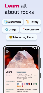 اسکرین شات برنامه Rock ID - Stone Identifier 2