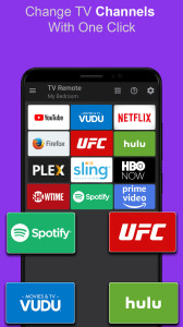 اسکرین شات 3 برنامه TV Remote: RoSpikes(WiFi/IR)
