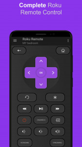 اسکرین شات برنامه Roku Remote: RoSpikes(WiFi/IR) 1