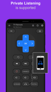 اسکرین شات 2 برنامه TV Remote: RoSpikes(WiFi/IR)