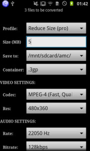 اسکرین شات برنامه ARM Codec Default Vidcon 5