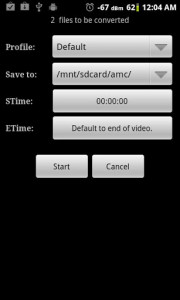 اسکرین شات برنامه Video Converter Android 2