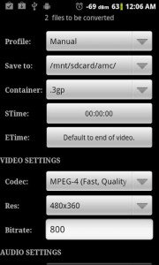 اسکرین شات برنامه Video Converter Android 3