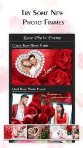 اسکرین شات برنامه Rose Photo Frame - Flower Photo Editor - 1000+ 3