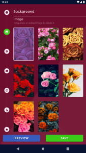 اسکرین شات 1 برنامه Rose Clock 4K Live Wallpaper