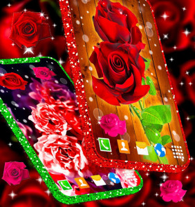 اسکرین شات برنامه Red Roses Live Wallpapers 6