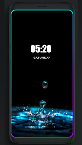 اسکرین شات 1 برنامه Edge Lighting - Rounded Corner - Edge Notification