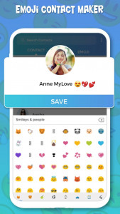 اسکرین شات برنامه Emoji Contact Maker : Animoji maker 4