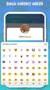 اسکرین شات برنامه Emoji Contact Maker : Animoji maker 3