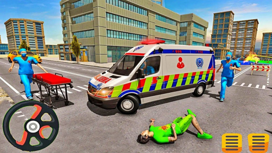 اسکرین شات بازی بازی رانندگی با آمبولانس 2