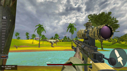 اسکرین شات بازی شکارچی دایناسور 3