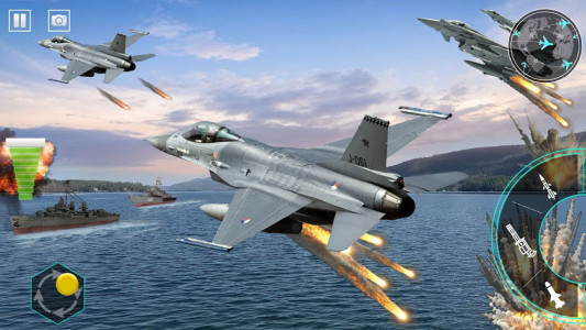 اسکرین شات بازی بازی هواپیمای جت جنگی 2
