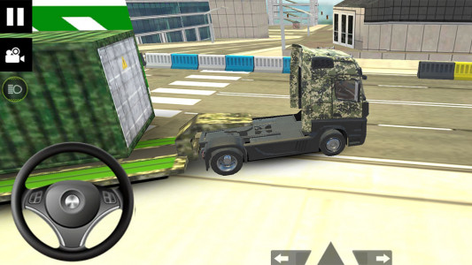 اسکرین شات بازی رانندگی با ماشین نظامی | حمل بار 1