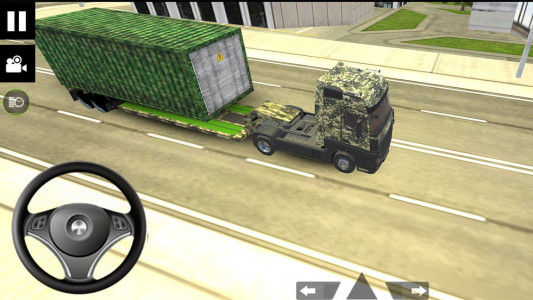 اسکرین شات بازی رانندگی با ماشین نظامی | حمل بار 2