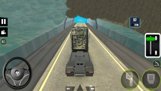 اسکرین شات بازی رانندگی با ماشین نظامی | حمل بار 4