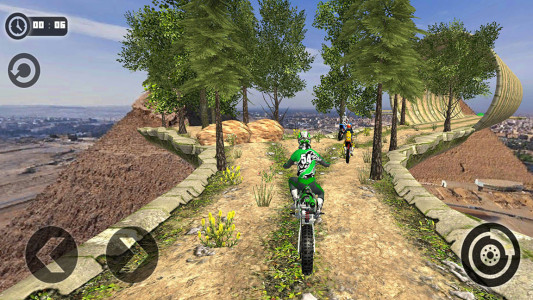 اسکرین شات بازی بازی رانندگی با موتور کراس 4