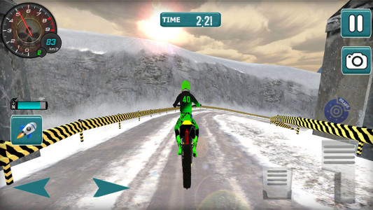 اسکرین شات بازی موتور بازی در برف 4