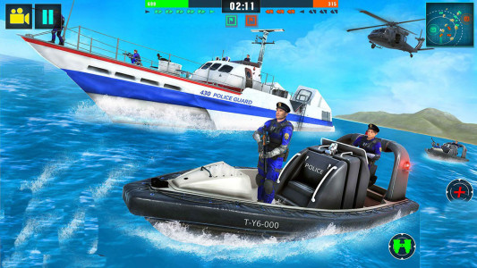اسکرین شات بازی رانندگی با قایق پلیس - ماموریتی 1