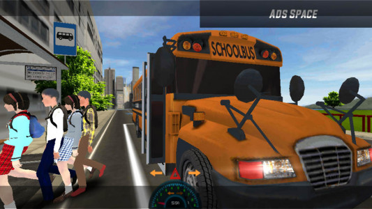 اسکرین شات بازی رانندگی با اتوبوس مدرسه | بازی جدید 7