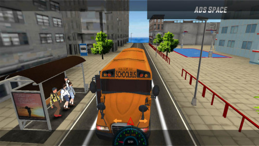 اسکرین شات بازی رانندگی با اتوبوس مدرسه | بازی جدید 5