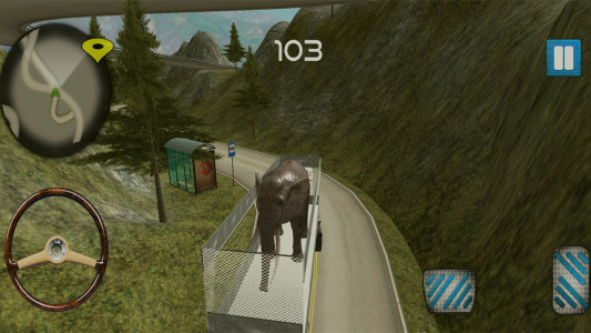 اسکرین شات بازی بازی کامیون حمل انتقالات | باغ وحش 4