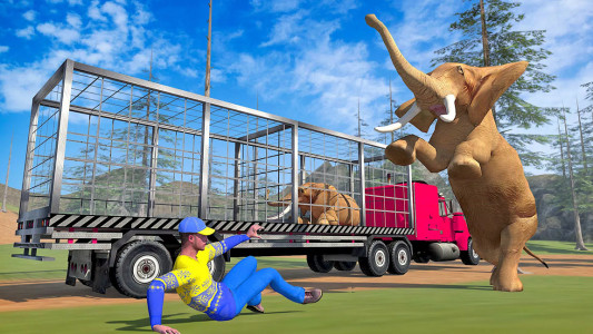 اسکرین شات بازی بازی کامیون حمل انتقالات | باغ وحش 3