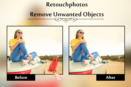 اسکرین شات برنامه Retouch Photos : Remove Unwanted Object From Photo 1