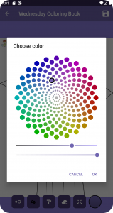 اسکرین شات 7 برنامه Colors: Wednesday Coloring