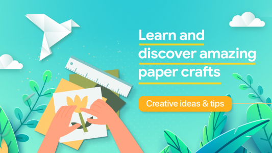 اسکرین شات برنامه Learn Paper Crafts & DIY Arts 1
