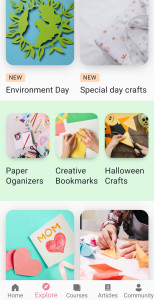 اسکرین شات برنامه Learn Paper Crafts & DIY Arts 4