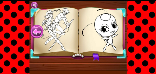 اسکرین شات بازی دفتر نقاشی دختر کفشدوزکی 4