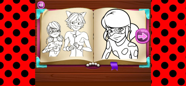 اسکرین شات بازی دفتر نقاشی دختر کفشدوزکی 1