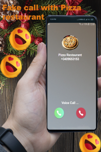 اسکرین شات برنامه Fake Call from pizza-pizza gam 4