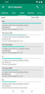 اسکرین شات برنامه Wi-Fi Monitor 2