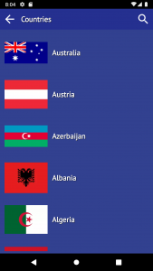 اسکرین شات برنامه Countries of the World - quiz 2