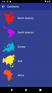 اسکرین شات برنامه Countries of the World - quiz 8