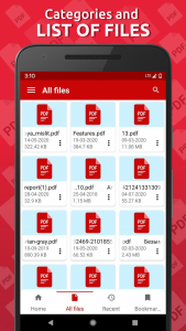 اسکرین شات برنامه Simple PDF Reader 3