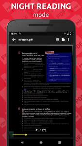 اسکرین شات 2 برنامه Simple PDF Reader