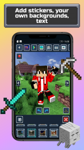 اسکرین شات 2 برنامه Skin Maker for Minecraft