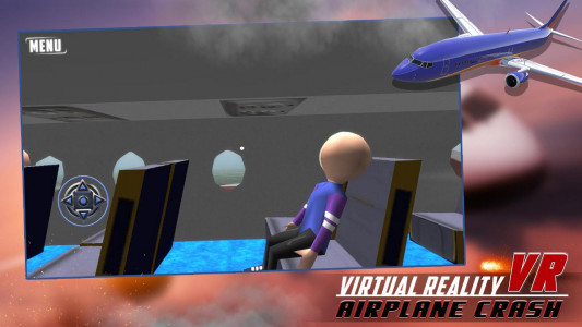 اسکرین شات بازی Virtual Reality Airplane Crash 5