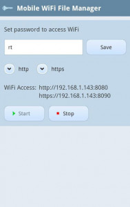 اسکرین شات برنامه Mobile WiFi File Manager 2