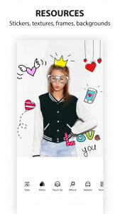 اسکرین شات 2 برنامه Avatan - Photo Editor Touch Up