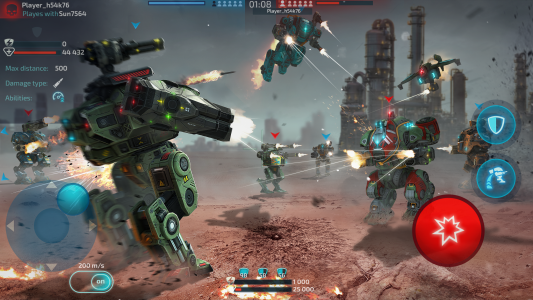 اسکرین شات بازی Robot Warfare: PvP Mech Battle 6