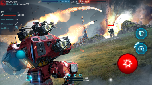اسکرین شات بازی Robot Warfare: PvP Mech Battle 2
