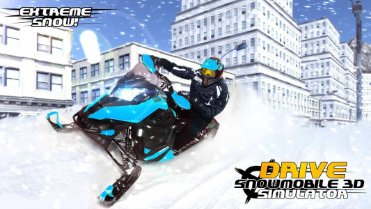 اسکرین شات بازی Drive Snowmobile 3D Simulator 3