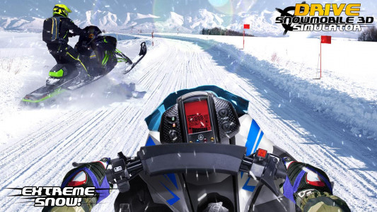 اسکرین شات بازی Drive Snowmobile 3D Simulator 1