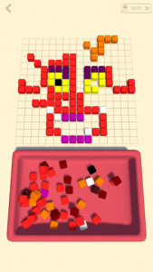 اسکرین شات بازی Cubes Art - Assemble object unique puzzle 8